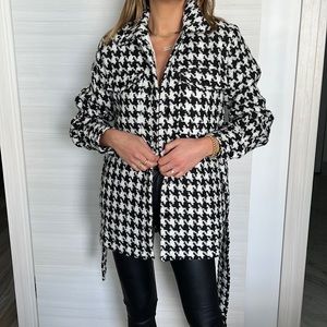 Houndstooth Coat